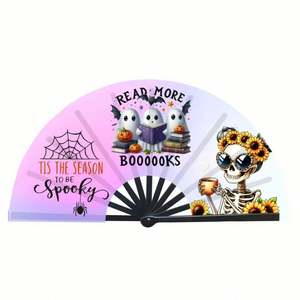 Ventilateur en plastique de 33 cm, motif Fée, Sport, Anime, Dessin animé, Fleur, Cadeaux d'affaires, Décorations pour la maison, pour Halloween, Artisanat en plastique - Product Image 1