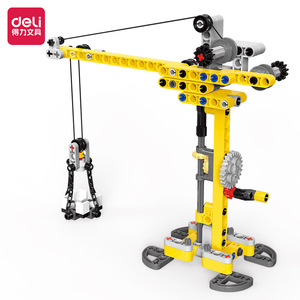 DELI 74380 đồ chơi trẻ em nâng cargyro hàng đầu máy phóng giáo dục sớm phát triển câu đố não 6-14 tuổi nam nữ chất lượng cao - Product Image 6