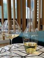 Verre à pied Bourgogne ultra fin de luxe moderne sans plomb fait main, capacité 1000 ml, pour mariages et usage domestique