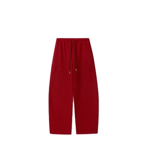 <span class=keywords><strong>Pantaloni</strong></span> Sportivi da Donna <span class=keywords><strong>con</strong></span> <span class=keywords><strong>Elastico</strong></span> <span class=keywords><strong>in</strong></span> <span class=keywords><strong>Vita</strong></span>, Coulisse, Vestibilità Regolare, Rossi Tinta Unita, Casual, <span class=keywords><strong>in</strong></span> Misto Lana, Caldi - Product Image 4