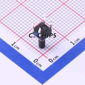 UK-B0201-G9-160 Tactile Switch Through hole Component (THT) Switch Single Pole Single Throw Round Button 1.6N Through Hole - Product Image 2