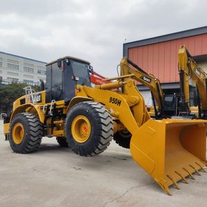 Chargeuse sur pneus Caterpillar 950H d'occasion, modèle 2019, poids opérationnel de 18 tonnes, excellent état, composants moteur principaux, machinerie - Product Image 4