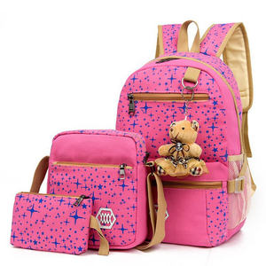 Custom Women Travel Schoolbag Set Rucksack Teenage Kids Girls School <b>Backpack</b> Bags - Product Image 4