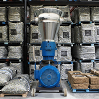 Nouvelle machine à fabriquer des granulés d'aliments pour animaux de petite taille Nong Jieli pour usage domestique et agricole, 220V, en acier inoxydable, haute précision