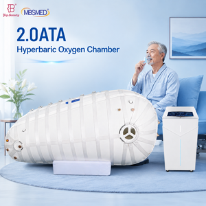 ห้องออกซิเจนความดันสูงแบบพกพาสำหรับ 1-2 คน ขนาด 1.5 ATA 2.0 ATA สำหรับการฟื้นฟูร่างกายหลังเล่นกีฬาที่บ้านและคลินิกฟื้นฟูสมรรถภาพ - Product Image 1