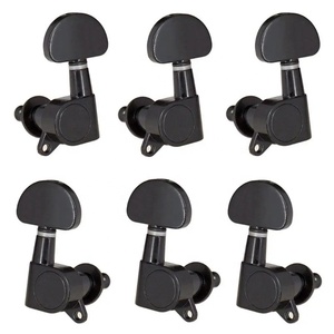 מכירת חיסול - מנגני גיטרה אטומים 3L3R, ראשי מכונה אטומים לגיטרה, מפתחות כיוון בצבע שחור - Product Image 1