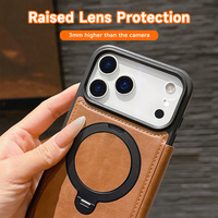Nouvelle coque de téléphone portable antichoc en TPU avec anneau magnétique et porte-cartes pour iPhone 17/16/15/14 Pro/Google Pure Phone Protection