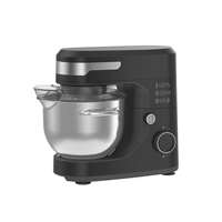 Batteur sur socle planétaire électrique 800W puissant, bol mélangeur en acier inoxydable 4L, 10+ vitesses, multifonction, protection anti-éclaboussures