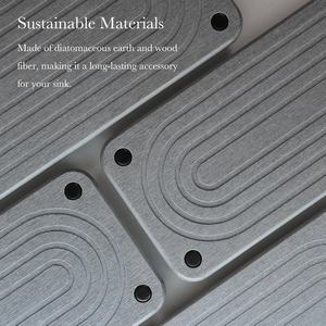 Organisateur de lavabo instantané à séchage rapide, <span class=keywords><strong>plateau</strong></span> de séchage rapide pour la cuisine, la salle de bain, le comptoir, la décoration de la maison - Product Image 4