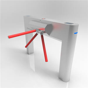 ตัวอ่านบัตรประจำตัวอัตโนมัติสำหรับการป้องกันขาตั้งกล้องสามขาเครื่องอ่านบัตรประจำตัว RFID ประตูหมุนสเตนเลสสตีลรักษาความปลอดภัยแนวตั้งกันน้ำได้ IP54 - Product Image 3