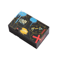 Fabricant de boîtes cadeaux de haute qualité avec impression CMYK, laminage mat, emballage en carton avec EVA noir pour cadeaux