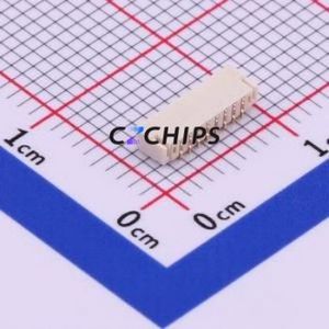 X0800WRS-08HF-LPV01 Wire-to-Board Pin Header SMD,P=0.8mm,Horizontal Mount Connector 1x8P 0.8mm Horizontal Mount 8P - Product Image 2