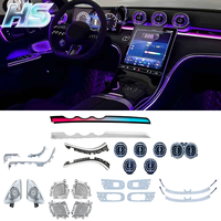 Kit d'éclairage d'ambiance pour voiture 18 en 1, 64 couleurs, pour Mercedes-Benz Classe C W206 2022-2025