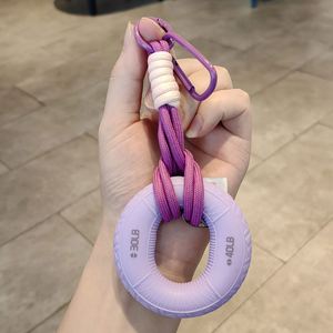 Silicone Fitness Grip Strengthener <b>Ring</b> <b>Stress</b> Relief Keychain Pendant Bag Decoration Backpack Ins Style Unisex Gift - Product Image 5