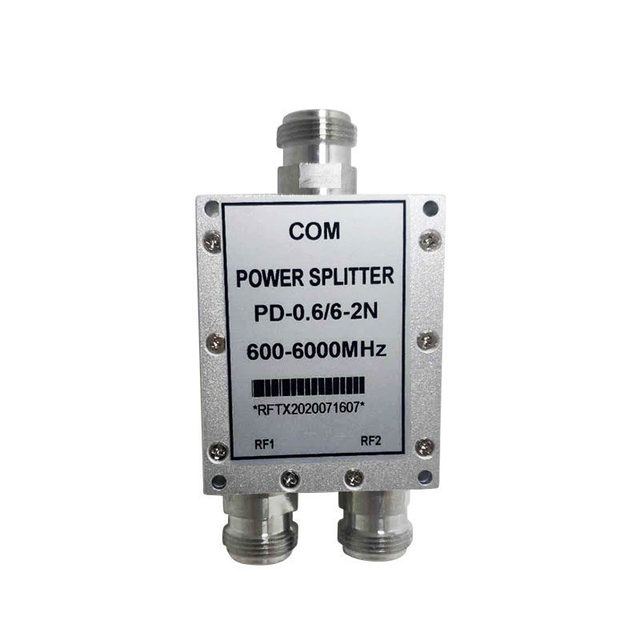 0.6-6GHz Broadband N-Type One-Two RF Power Splitter 24G/58G Full Band Combiner