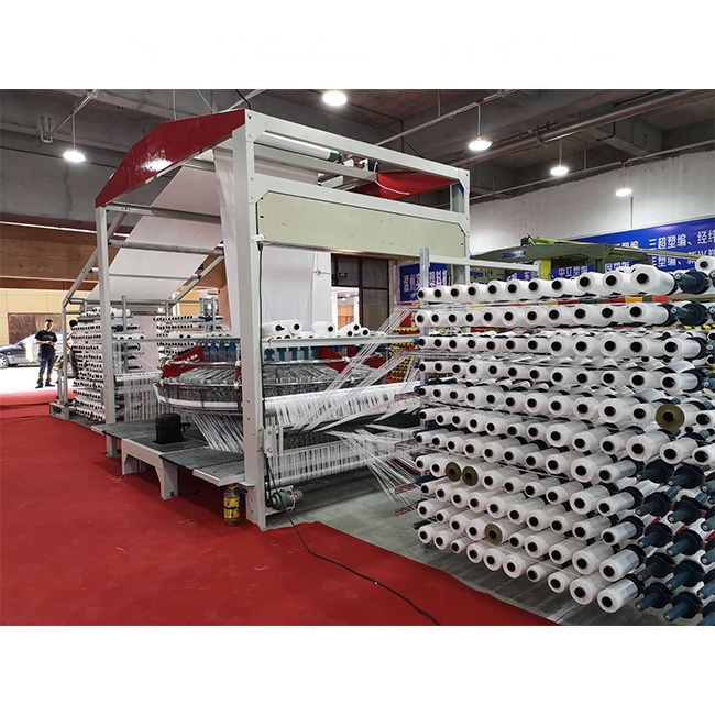 Полностью автоматический новейший круговой ткацкий станок с четырьмя 4 воланами для пластиковых мешков, тканых сумок