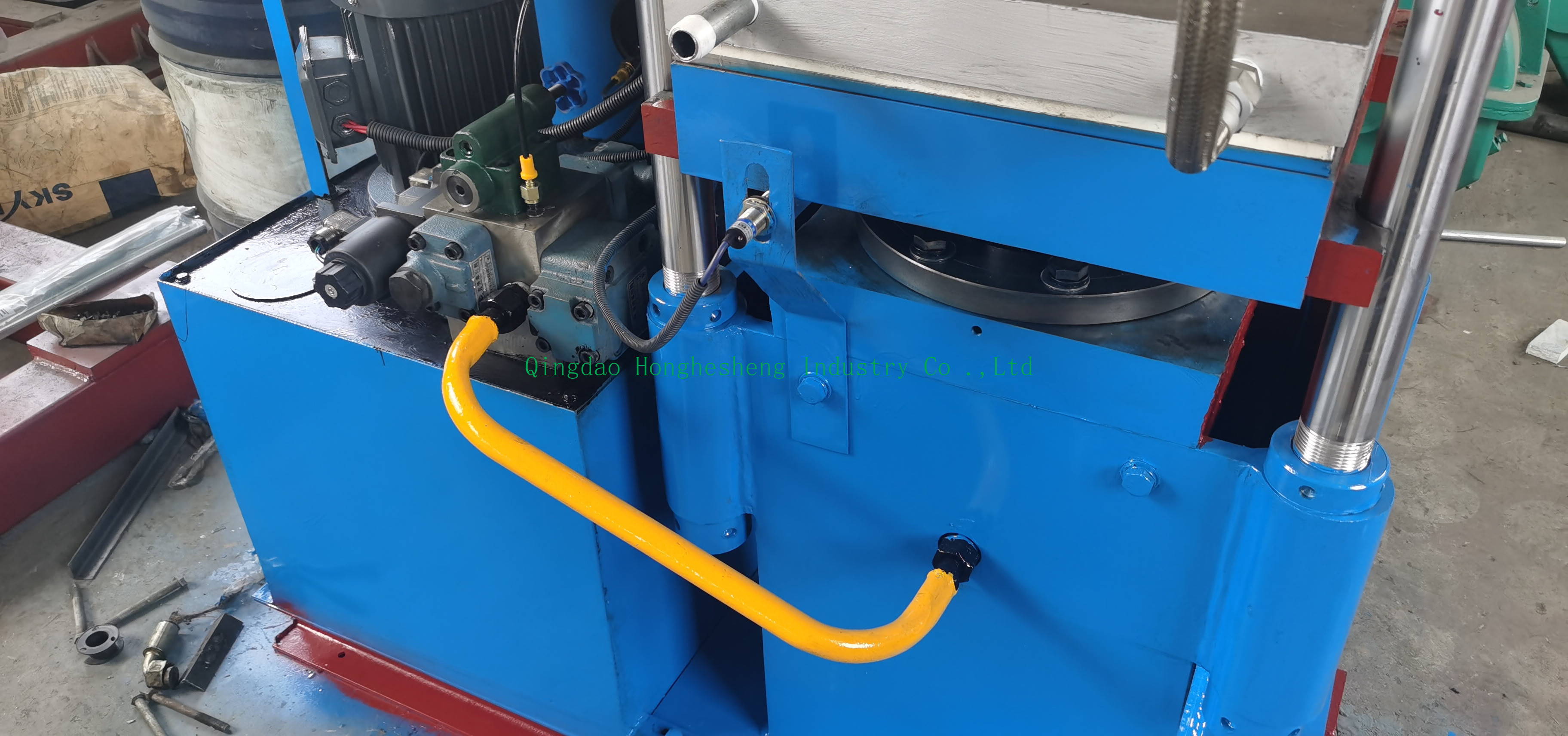 25T 50Ton water cooling vacanizing press machine for laboratory use