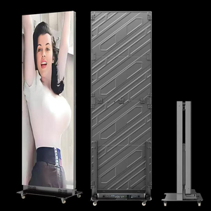 <b>Foldable</b> Indoor LED Poster Screen, USB Controlled Full-Color Digital Display for Restaurant and Hotel Front <b>Desk</b> Advertising - Product Image 2