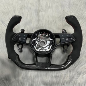 Volant en cuir complet YLD <span class=keywords><strong>S</strong></span> <span class=keywords><strong>Line</strong></span> pour <span class=keywords><strong>Audi</strong></span> <span class=keywords><strong>A1</strong></span> A3 A4 A5 A6 A6L A7 A8 Q3 Q5 – Modification automobile - Product Image 2