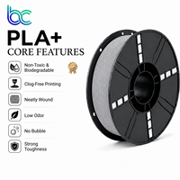 Filament Becreative PLA Plus pour imprimante 3D FDM, haute résistance, faible déformation, diamètre 1,75 mm, température d'impression 205-215°C