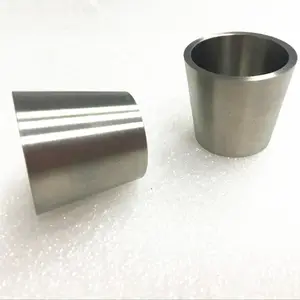 R60702 शुद्ध ZR औद्योगिक crucibles शुद्ध zirconium zirconium मिश्र तेज machined क्रूसिबल 99.95%