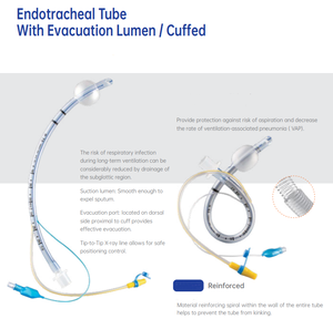 Disposable Reinforced Visual <strong>Endotracheal</strong> <strong>Tube</strong> Suction Port Basis Surgical Instruments - Product Image 6