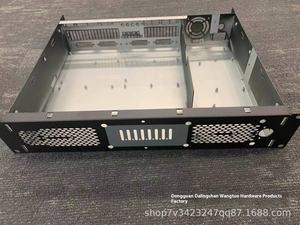 Welltop WT-0129 CNC Machined <b>Aluminum</b> Alloy Chassis Industrial Control Server Rack <b>Paint</b> Screen Printing Sheet Metal Fabrication - Product Image 3