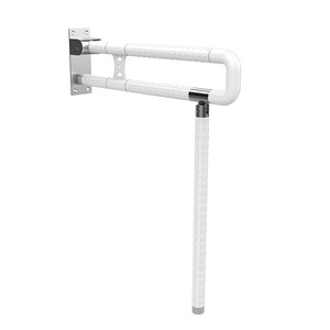 Heng Sheng Holdings Accessible Toilet <b>Grab</b> <b>Bar</b> Wall Mounted Foldable Plastic Stainless Steel Age Friendly Bathroom Handrail - Product Image 5