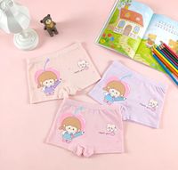 Nouvelle culotte en coton thermique écologique pour filles, respirante et lavable, pour enfants de 0 à 9 ans