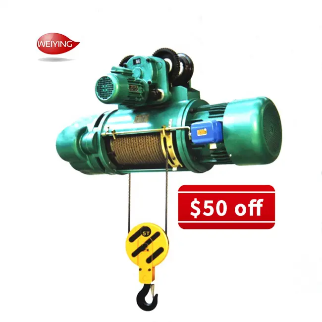 Factory direct supply 1 Ton 5 Ton 10 Ton Electric Wire Rope Hoist Long Service Time