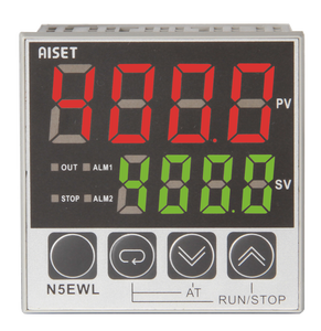 בקר טמפרטורה דיגיטלי כפול חכם Aiset N5-WL-6000 עם צמד תרמי, יציאת ממסר K, בעל תקן ISO9001/CE, אחריות לשנה - Product Image 3