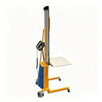 Positionneur de travail 1,5 m 2 m, petit élévateur de rouleaux, rotateur de bobines, semi-électrique, manuel, portable, mobile, élévateur de palettes