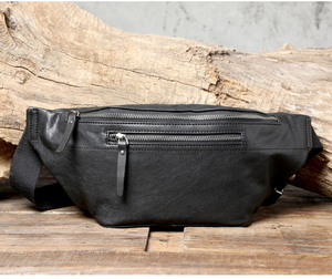Riñonera de Cuero Vacuno de Alta Calidad para Hombre, Riñonera de Cuero Crazy Horse Multiusos para Teléfono Móvil - Product Image 4