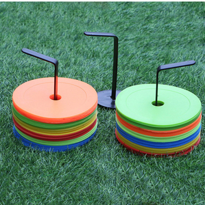 New Arrive 6 Inches Flat Marker Disc Cones Soccer <strong>Football</strong> <strong>Drum</strong> Cone Marker with Middle Hole Plastic Soccer Agility Field Cones - Product Image 3