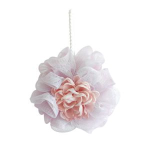 <span class=keywords><strong>Loufa</strong></span> <span class=keywords><strong>Loufa</strong></span> en plastique multifonctionnelle bicolore en forme de fleur maille mignonne boule de douche bain exfoliant bain simple - Product Image 1