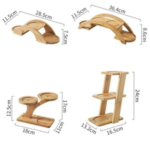 Étagère de cuisine créative en bois pour rangement, support à épices multifonctionnel, <span class=keywords><strong>sans</strong></span> perçage, pour assaisonnements et boîtes - Product Image 5