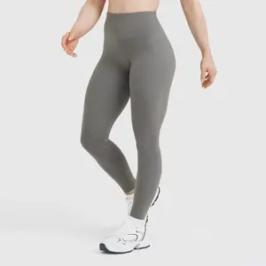 Mallas deportivas personalizadas para mujer, pantalones de Yoga, mallas de entrenamiento de cintura alta, mallas de Yoga de talla grande con Control de barriga