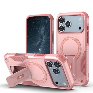 Funda Protectora para Teléfono con Soporte Plegable, TPU Suave + PC Rígido, para iPhone 17 18 Pro Max 15 14 13 12 16 Pro Max, Cubierta Trasera Magnética - Product Image 5