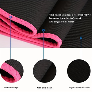Ceinture amincissante pour femme, effet sauna, réglable, pour fitness, entraînement abdominal, brûleur de graisse, soutien de la posture, usage domestique - Product Image 5