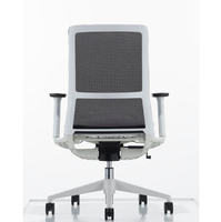 Chaise de bureau en maille à dossier haut réglable, chaise de bureau de direction d'ordinateur