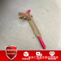 Clip à ressort à boucle plate, clip rapide, clip pour barres d'armature, tendeur, accessoires de coffrage, galvanisé, pulvérisation, boucle papillon, Chine