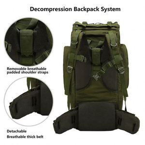 Fujian Multifunctional Custom 75L <b>Big</b> Large Capacity Outdoor <b>Backpack</b> Travel Storage Bag Durable Hiking <b>Backpack</b> - Product Image 5