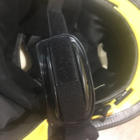 Casque de pompier jaune en PVC homologué EN443 avec design ergonomique et lunettes incluses - Protection ultime pour les pompiers