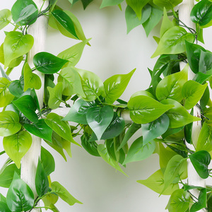 Feuilles de vigne artificielles à suspendre au mur, 200 cm, lot multi-pièces, écologiques, décoration intérieure, accessoires de mariage - Product Image 1
