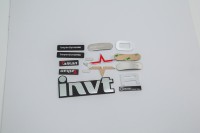 Plaques signalétiques personnalisées en aluminium, logos métalliques, sérigraphie, marquage laser, résistantes à la corrosion, pour usage agricole, panneaux personnalisés