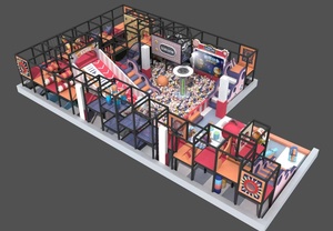 Nuevo diseño personalizado comercial niños diversión jugar tierra Fiesta infantil juego suave equipo interior patio de recreo - Product Image 4