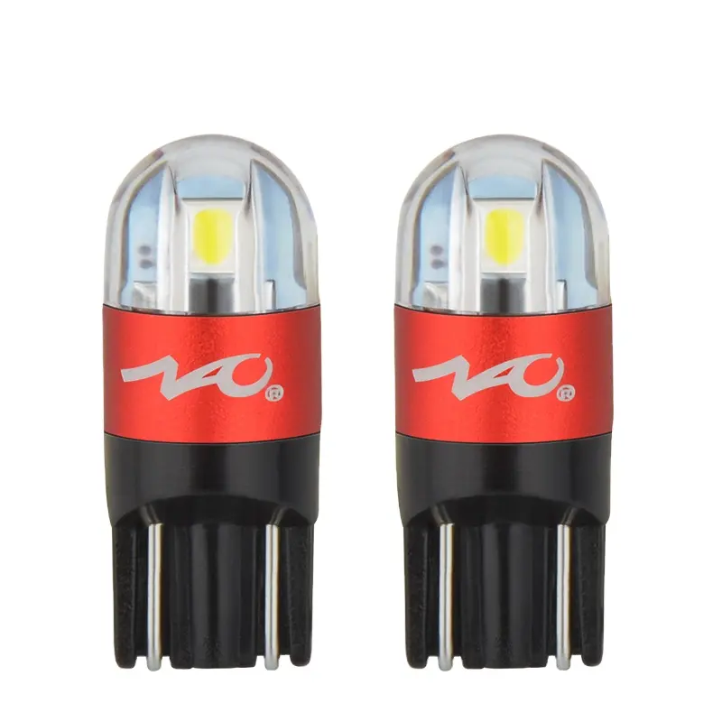 โรงงานขายตรงร้อนขายซุปเปอร์สดใส Smd 3030ชิป Dc 9-16V W5w 12V Dc ไฟภายในรถ T10 Led