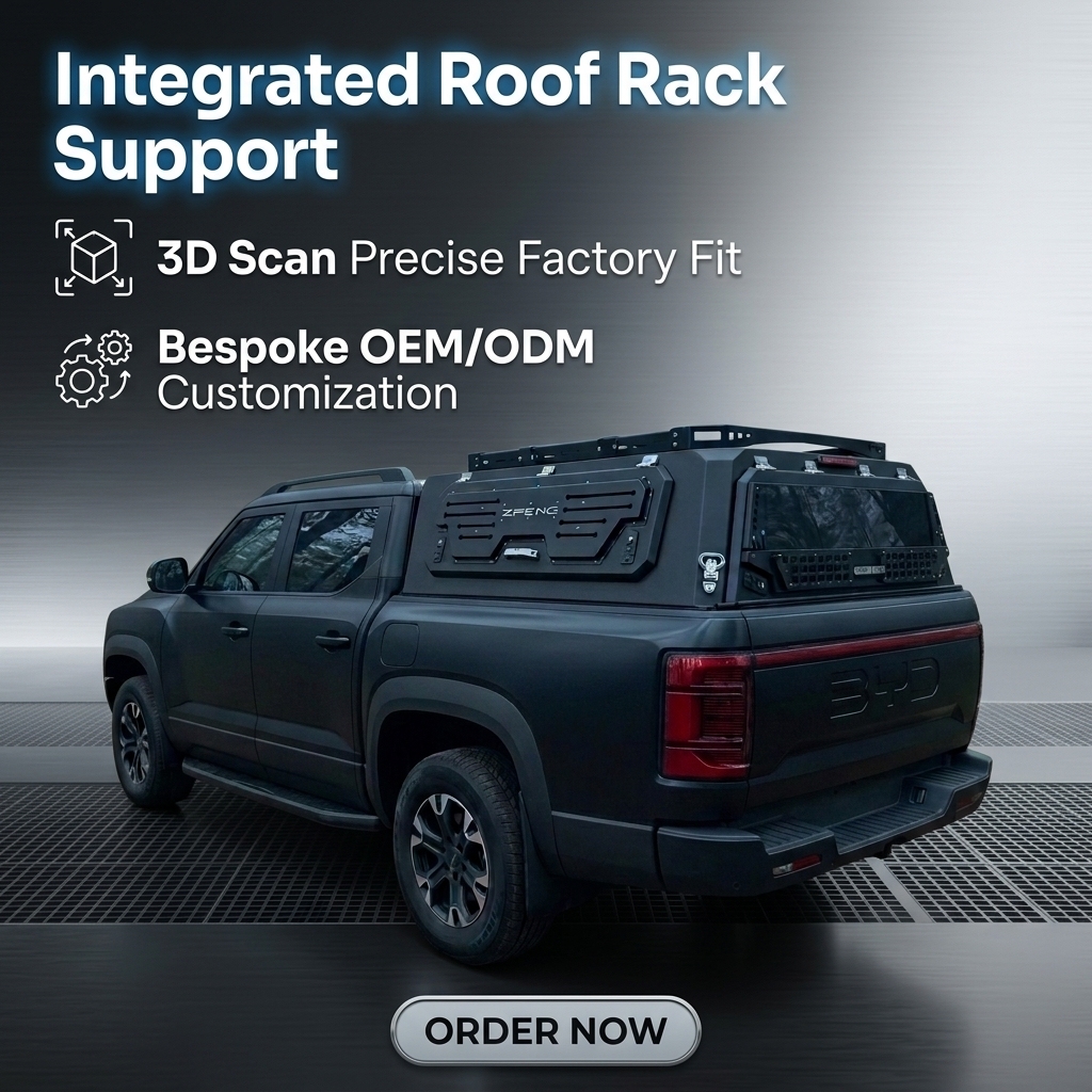 Aluminum Modular Truck Canopy | Ford F150 BYD Shark