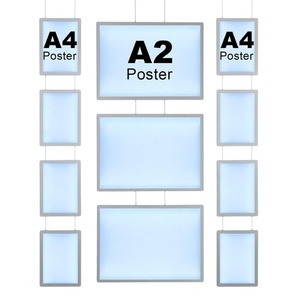Ultra-Thin Advertising Light Boxes A4 Dual Sided Signages Magnetic Slim <b>Frame</b> <b>Poster</b> Led Light Box - Product Image 6