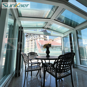 Sunrooms in alluminio e case in vetro con giardino a forma di tetto pieghevole e veranda per veranda - Product Image 5